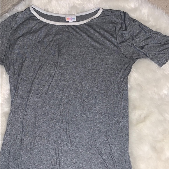 LuLaRoe Dresses & Skirts - Lularoe Julia Dress size XL gray and white